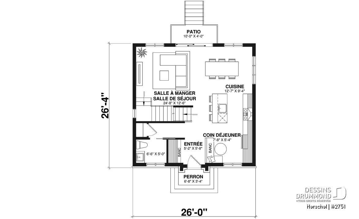 Rez-de-chaussée - Cottage de style campagne française, 3 chambres, aire ouverte, superbe salle de bain familiale - Herschel