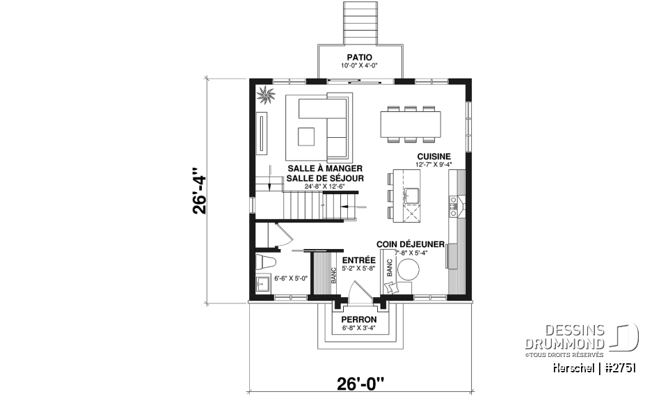 Rez-de-chaussée - Cottage de style campagne française, 3 chambres, aire ouverte, superbe salle de bain familiale - Herschel