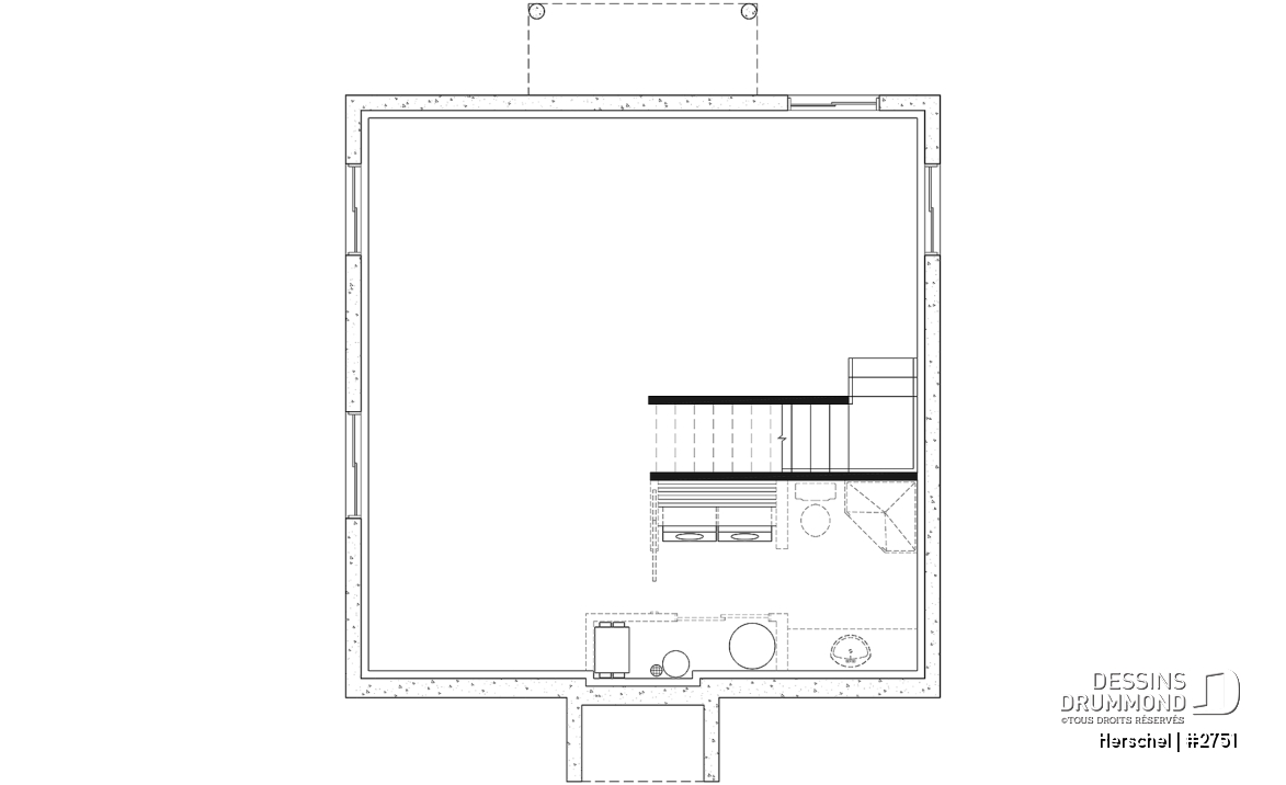 Sous-sol aménageable - Cottage de style campagne française, 3 chambres, aire ouverte, superbe salle de bain familiale - Herschel
