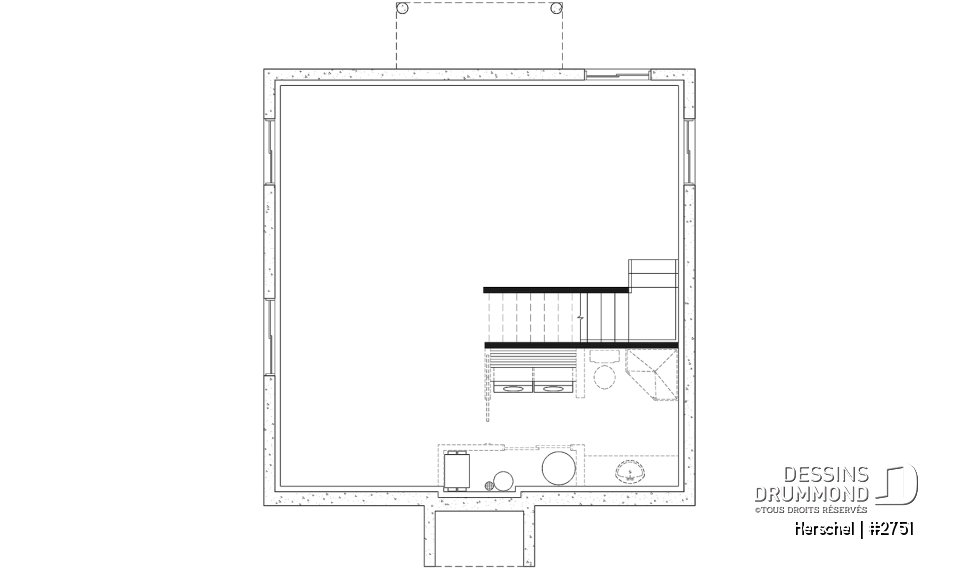 Sous-sol aménageable - Cottage de style campagne française, 3 chambres, aire ouverte, superbe salle de bain familiale - Herschel