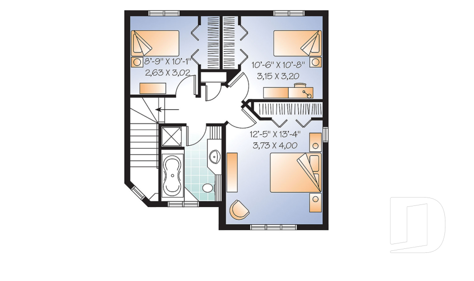 Étage option 1 -  - Beauvais