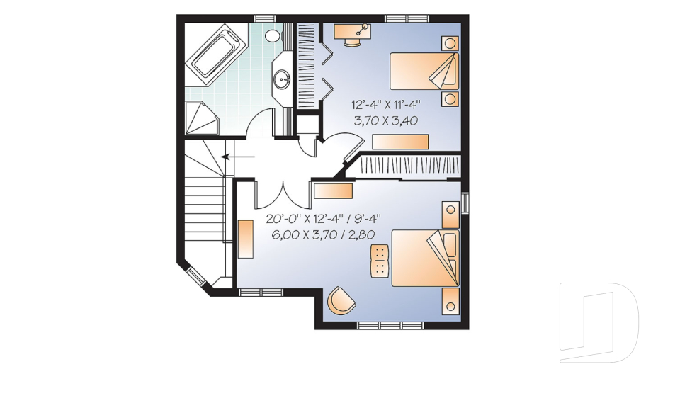 Étage option 2 -  - Beauvais