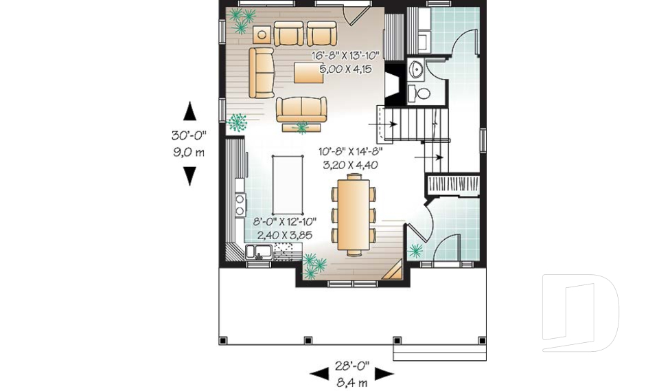 Rez-de-chaussée -  - Clayton