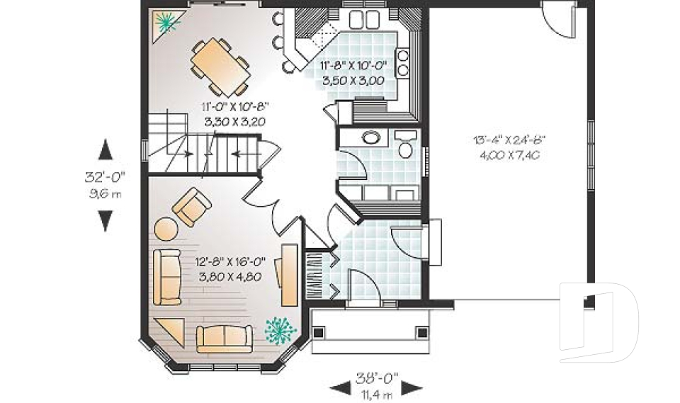 Rez-de-chaussée -  - Arachis
