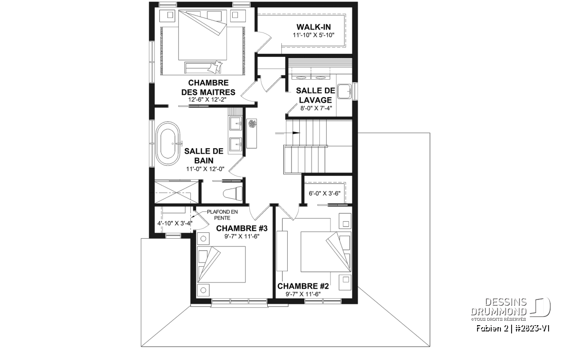 Étage - Maison champêtre à étage avec garage, lumière naturelle et ambiance familiale chaleureuse - Fabien 2