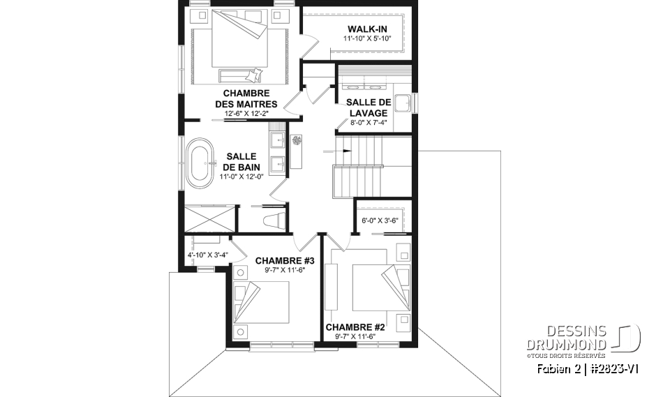 Étage - Maison champêtre à étage avec garage, lumière naturelle et ambiance familiale chaleureuse - Fabien 2