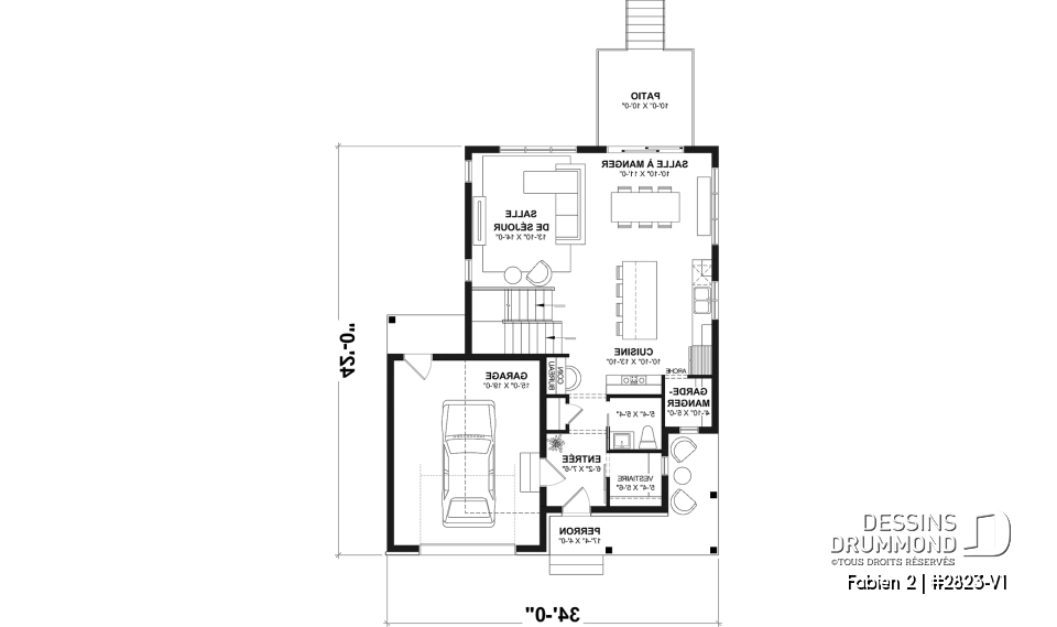 Rez-de-chaussée - Maison champêtre à étage avec garage, lumière naturelle et ambiance familiale chaleureuse - Fabien 2