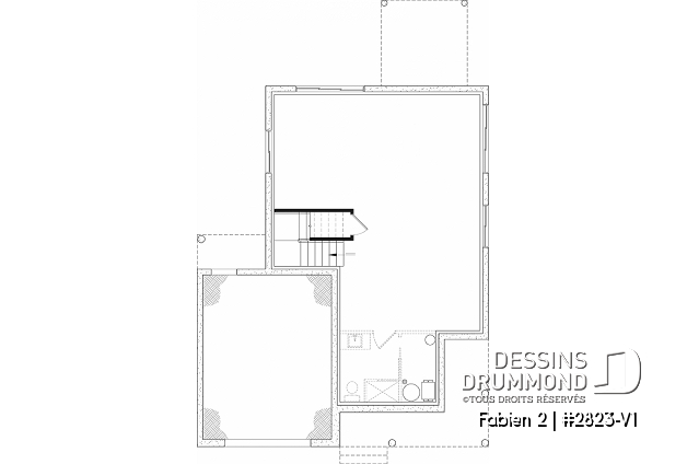 Sous-sol aménageable - Maison champêtre à étage avec garage, lumière naturelle et ambiance familiale chaleureuse - Fabien 2