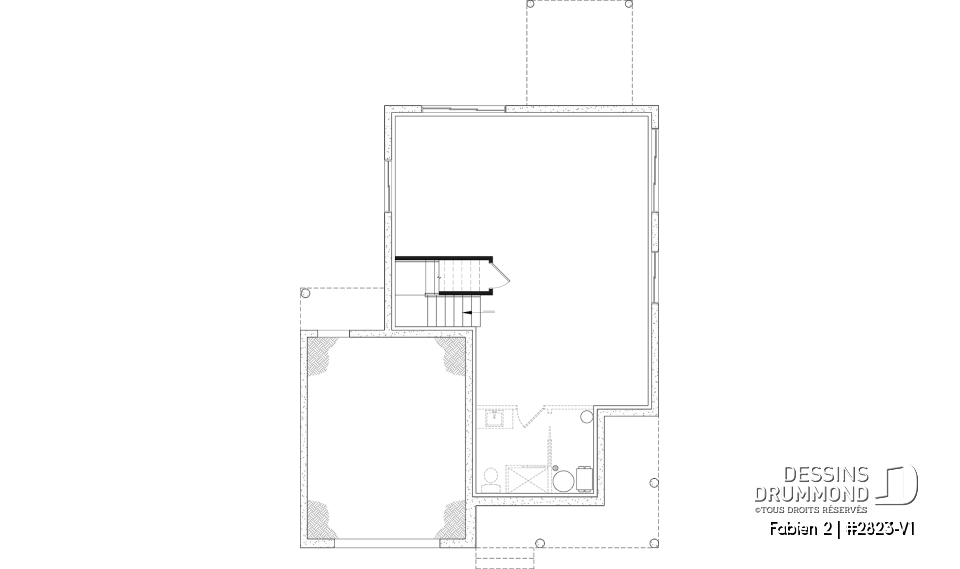 Sous-sol aménageable - Maison champêtre à étage avec garage, lumière naturelle et ambiance familiale chaleureuse - Fabien 2