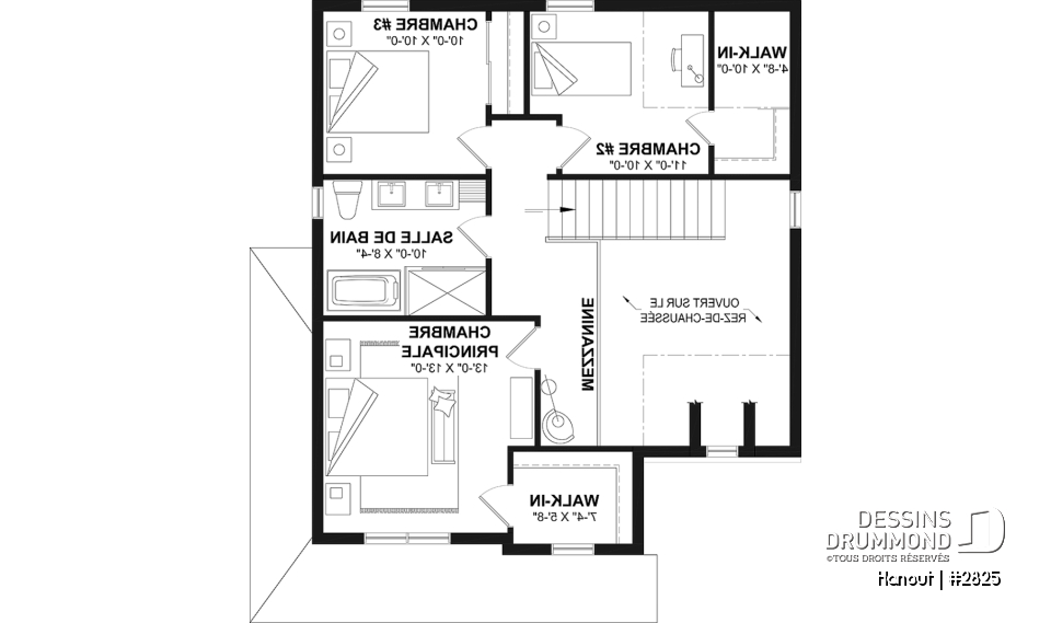 Étage - Maison nordique moderne avec plafond cathédrale, grande mezzanine et lumière naturelle abondante - Hanout