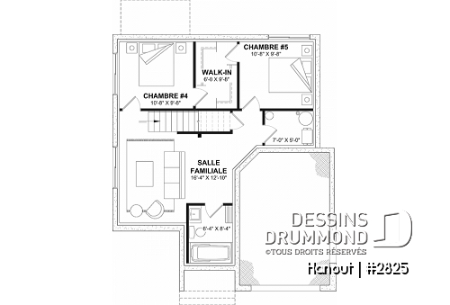 Sous-sol - Maison avec mezzanine, 3 chambres, buanderie au r-d-c, bien fenêtrée - Hanout