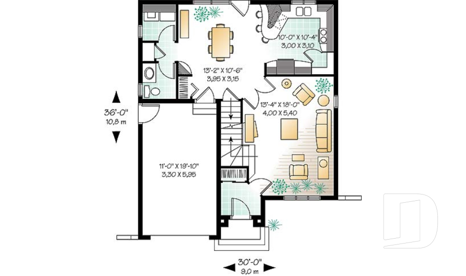 Rez-de-chaussée -  - Molène