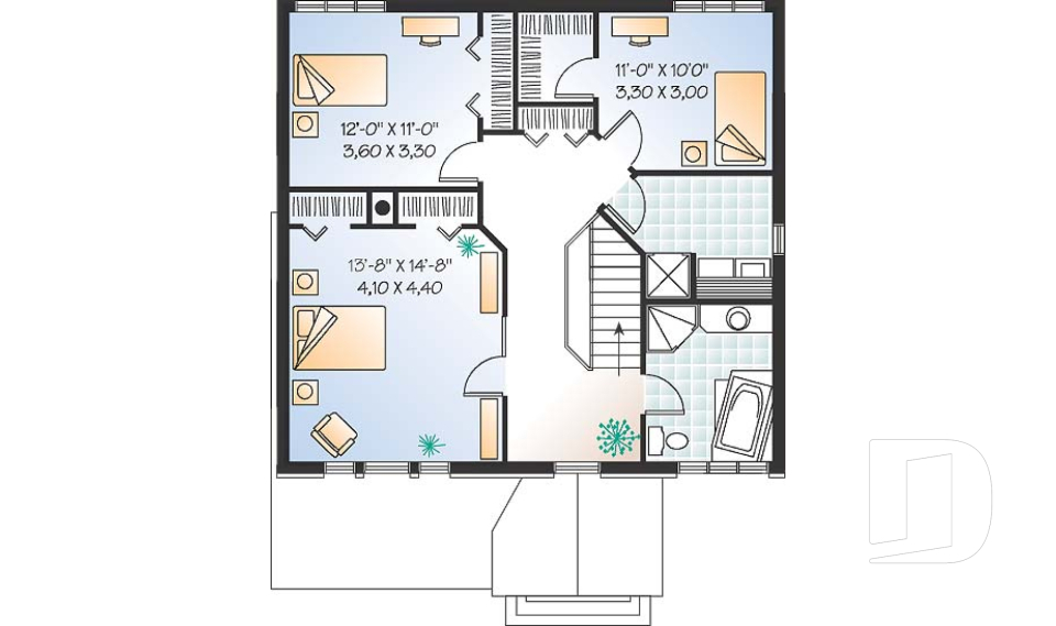 Étage -  - Myrtille