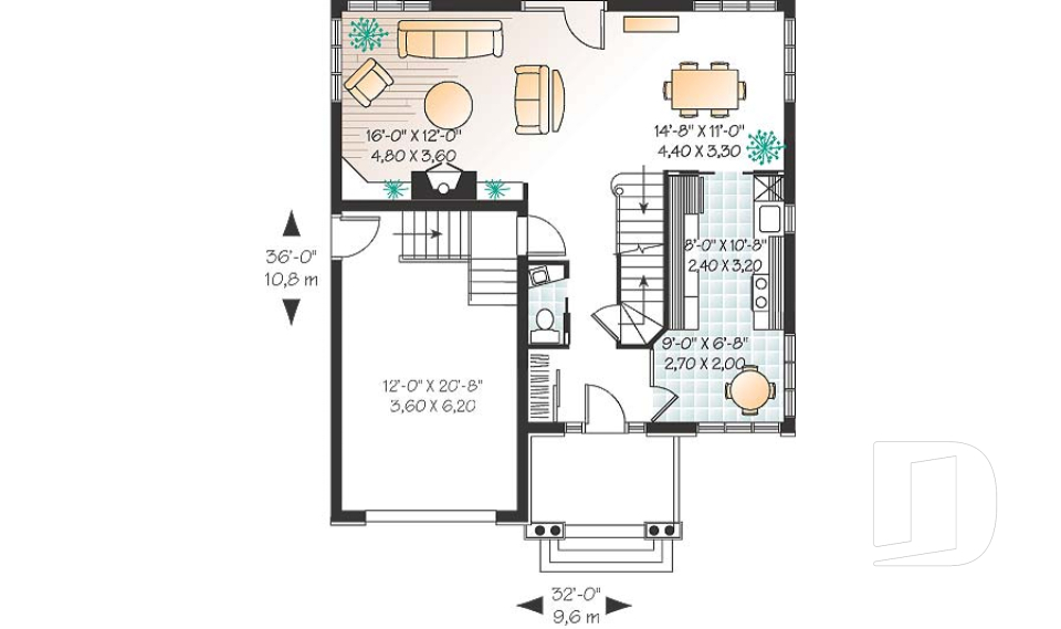 Rez-de-chaussée -  - Myrtille