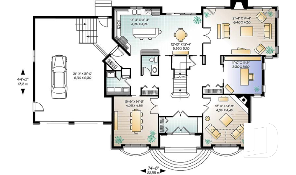 Rez-de-chaussée -  - Doric