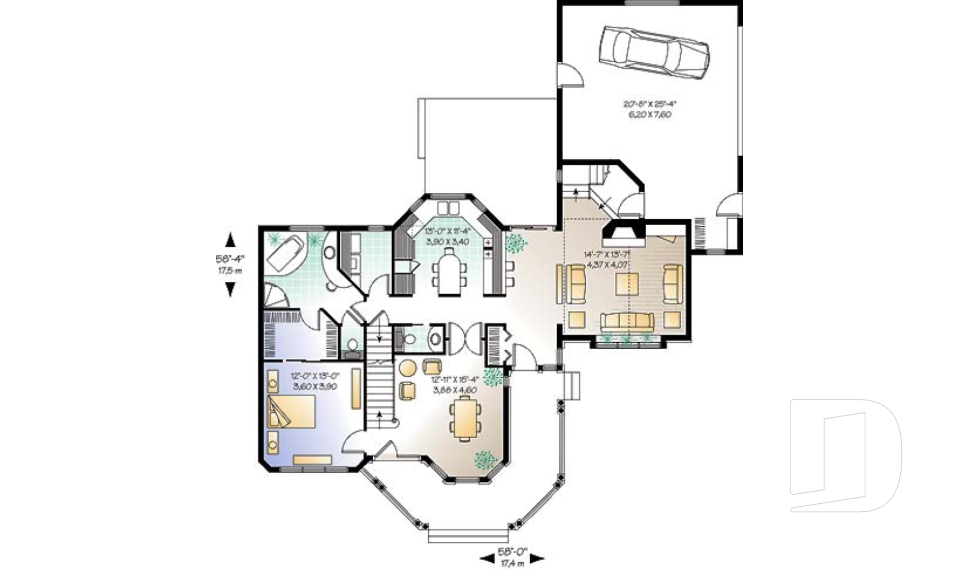 Rez-de-chaussée -  - Portico 3