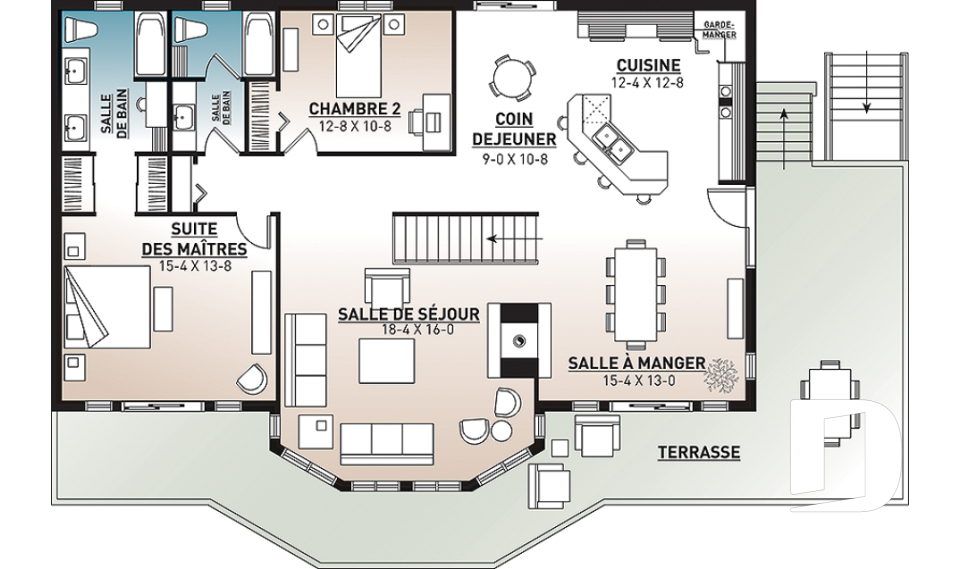 Rez-de-chaussée -  - Timberline