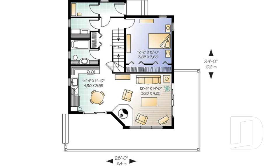 Rez-de-chaussée -  - Lakeview