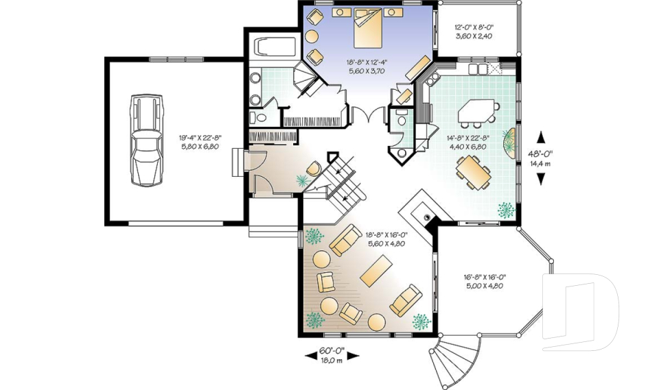 Rez-de-chaussée -  - Ionic