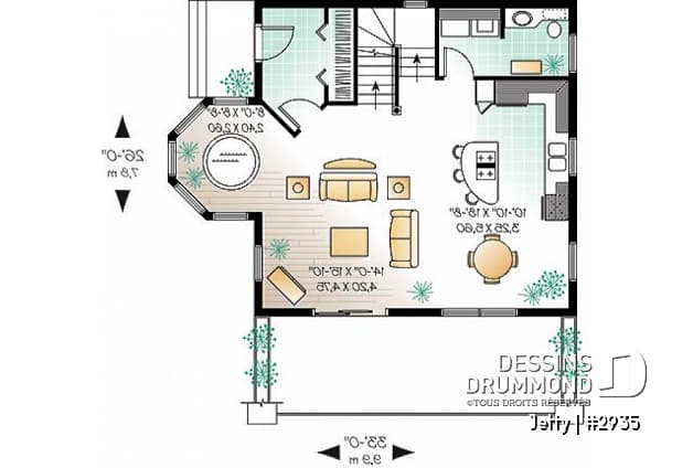 Rez-de-chaussée - Cottage original avec espace ouvert, coin pour spa intérieur, 1 à 2 chambres - Jetty