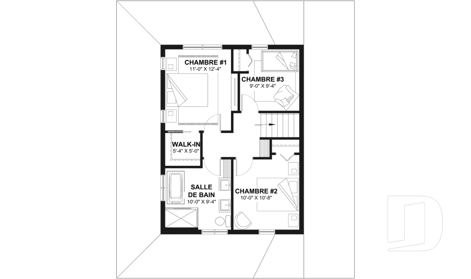 Étage -  - Larch Lake