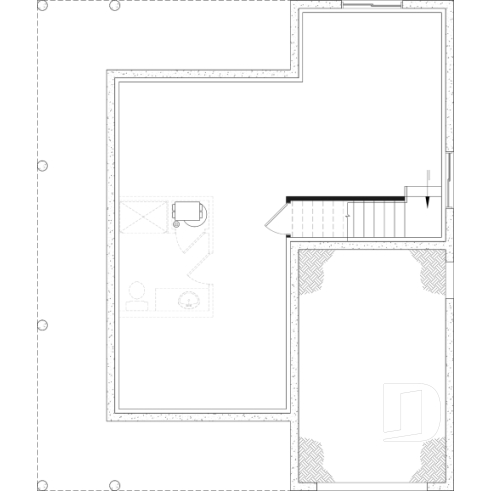 Sous-sol aménageable - Modèle farmhouse abordable avec garage, 3 à 4 chambres, sous-sol aménagé optionnel - Larch Lake