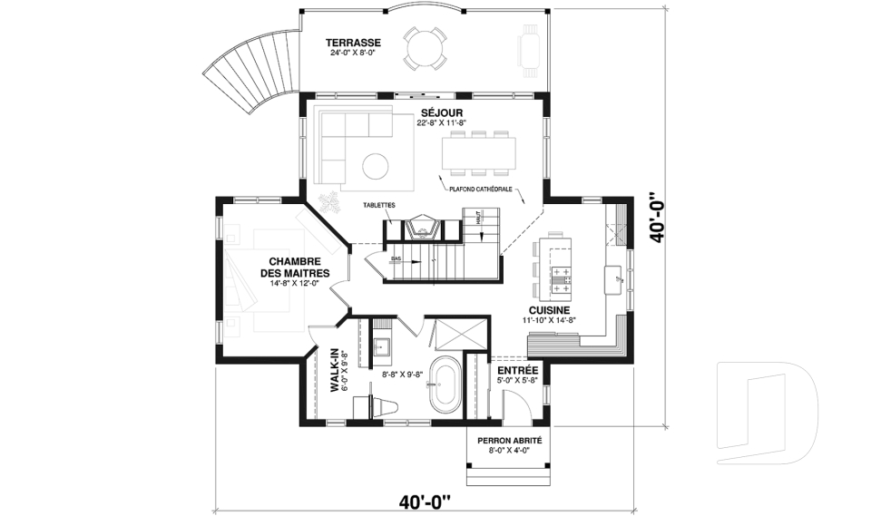 Rez-de-chaussée -  - Longchamp