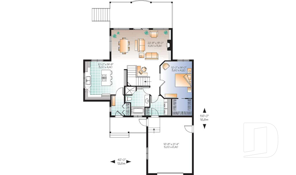 Rez-de-chaussée -  - Longchamp 5
