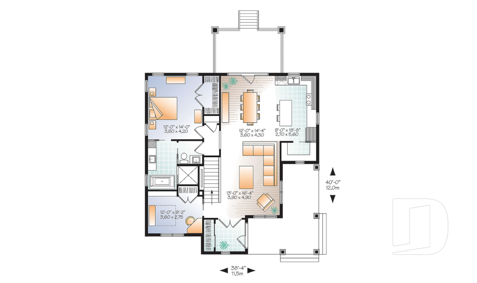 Rez-de-chaussée -  - La Vallée 5