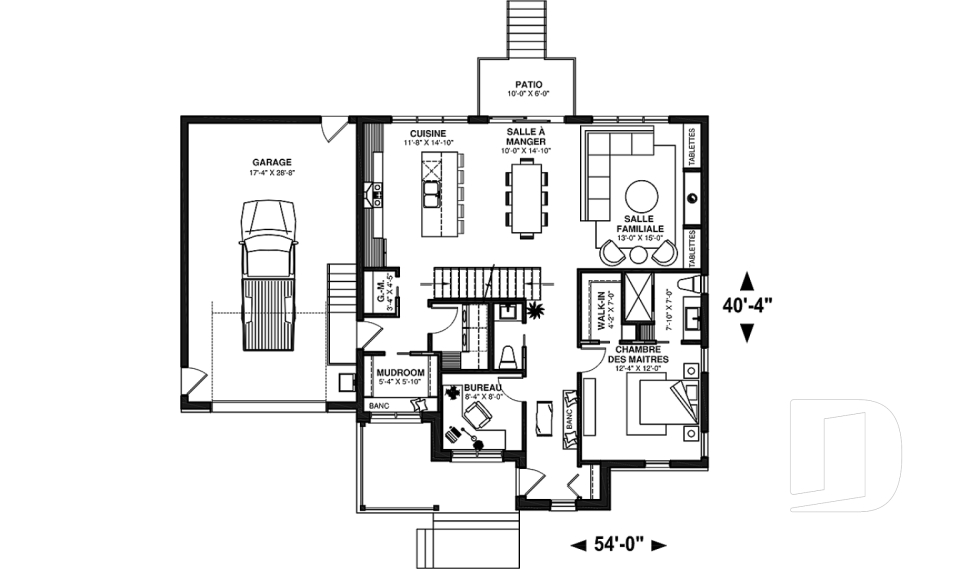 Rez-de-chaussée -  - La Vallée 6