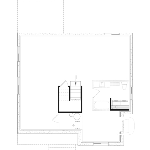 Sous-sol aménageable - Plan de maison plain-pied farmhouse économique avec jusqu’à 5 chambres, une opportunité rare à saisir - Lozère 3