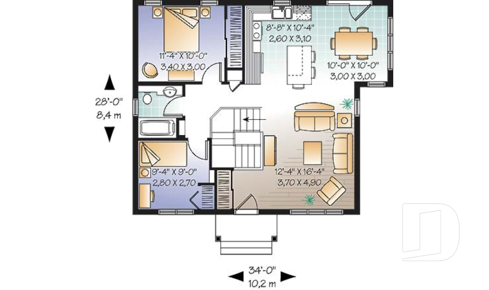 Rez-de-chaussée -  - Fairmont