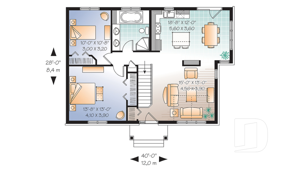 Rez-de-chaussée -  - Aubry 
