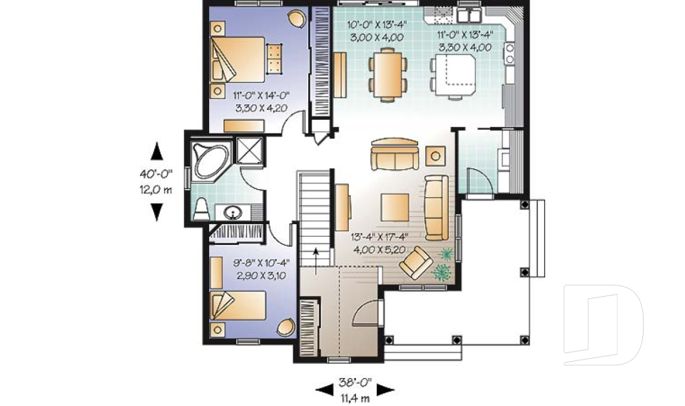Rez-de-chaussée -  - Gaston