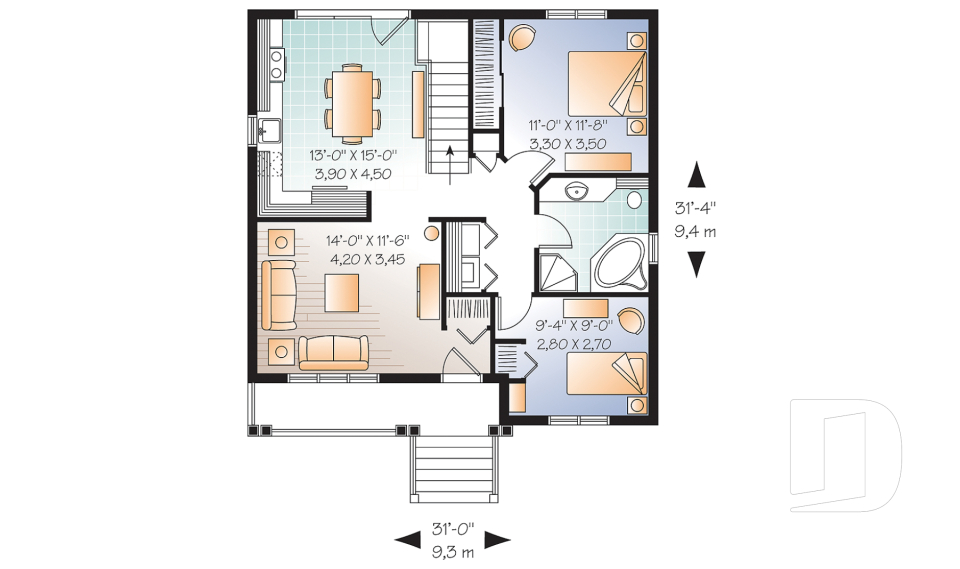 Rez-de-chaussée -  - Rivoli