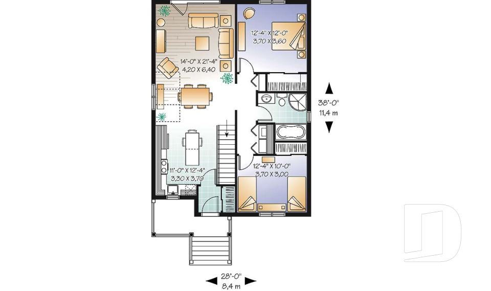 Rez-de-chaussée -  - Gabian