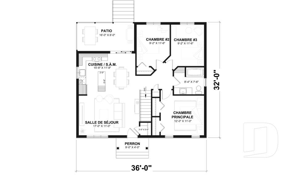 Rez-de-chaussée -  - Miranda 5
