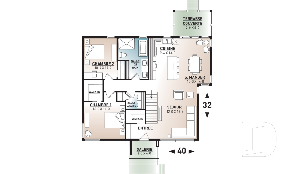 Rez-de-chaussée -  - Alpha