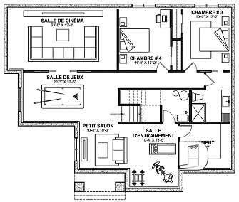 3142 - Sous-sol aménagé (Optionel $)