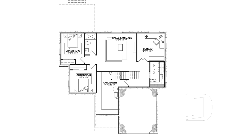 Sous-sol aménagé (Optionel $) -  - Hubert 2