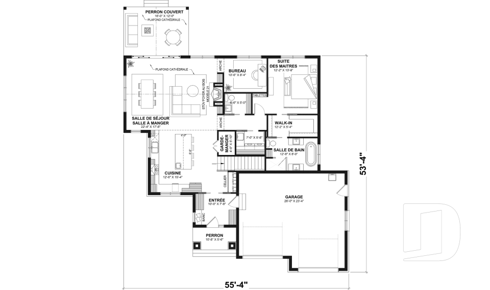 Rez-de-chaussée -  - Hubert 3
