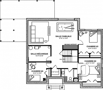 3143 - Sous-sol aménagé (Optionel $)
