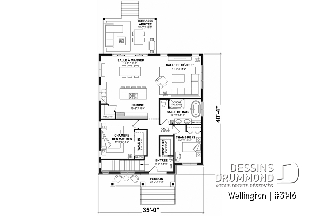 Rez-de-chaussée - Plain-pied champêtre 4 chambres, 2 salons et bien pensé pour une grande famille - Wellington