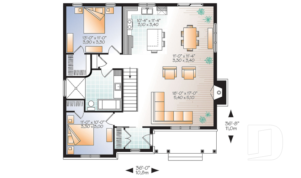 Rez-de-chaussée -  - Bradley 2