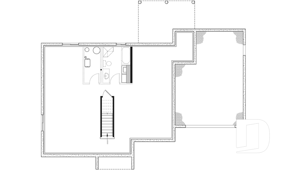 Sous-sol aménageable -  - Barrington 2