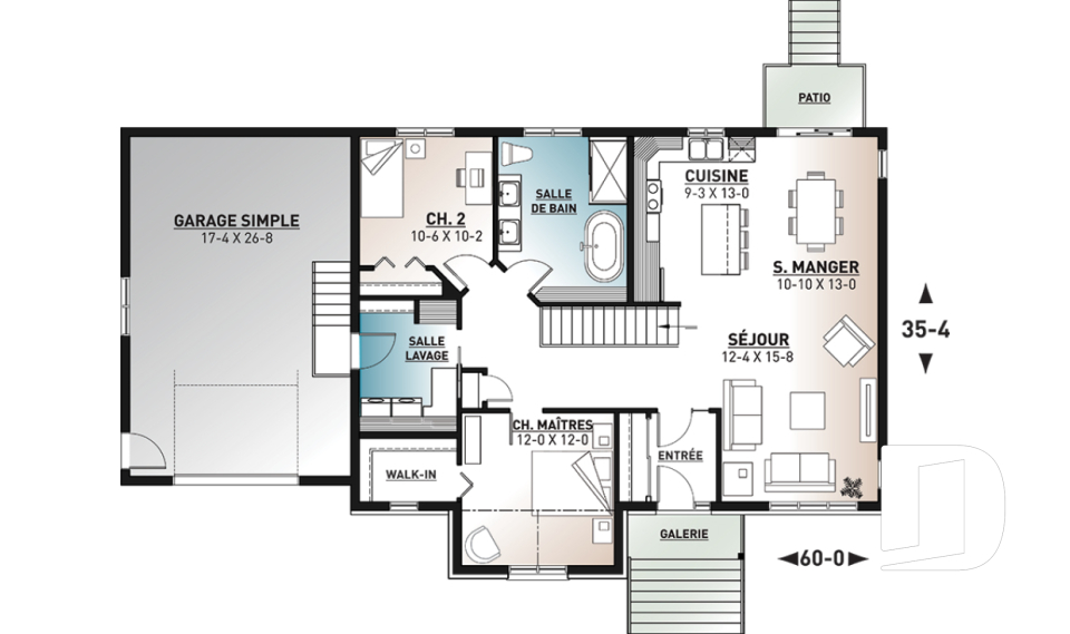 Rez-de-chaussée -  - Aspen Creek 2