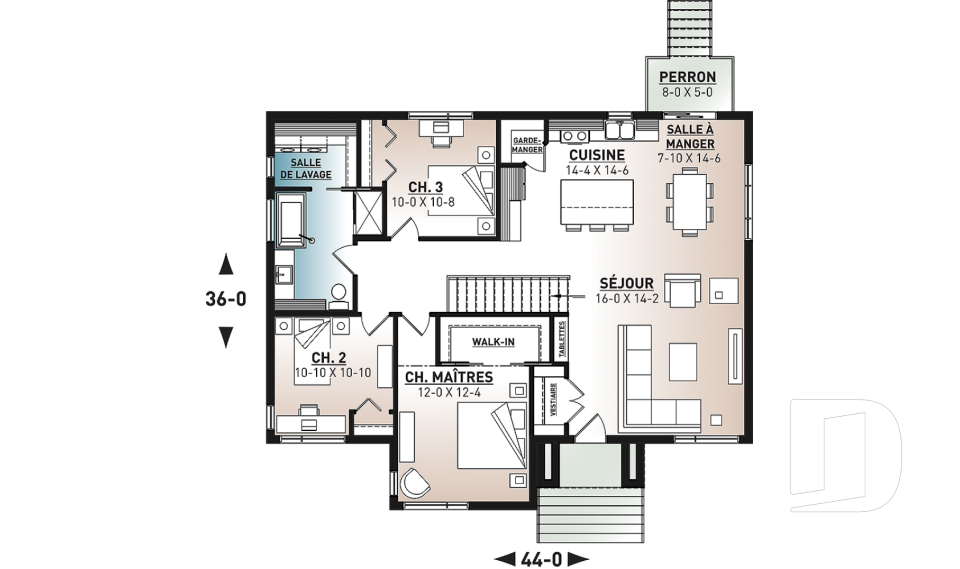 Rez-de-chaussée -  - Scandia