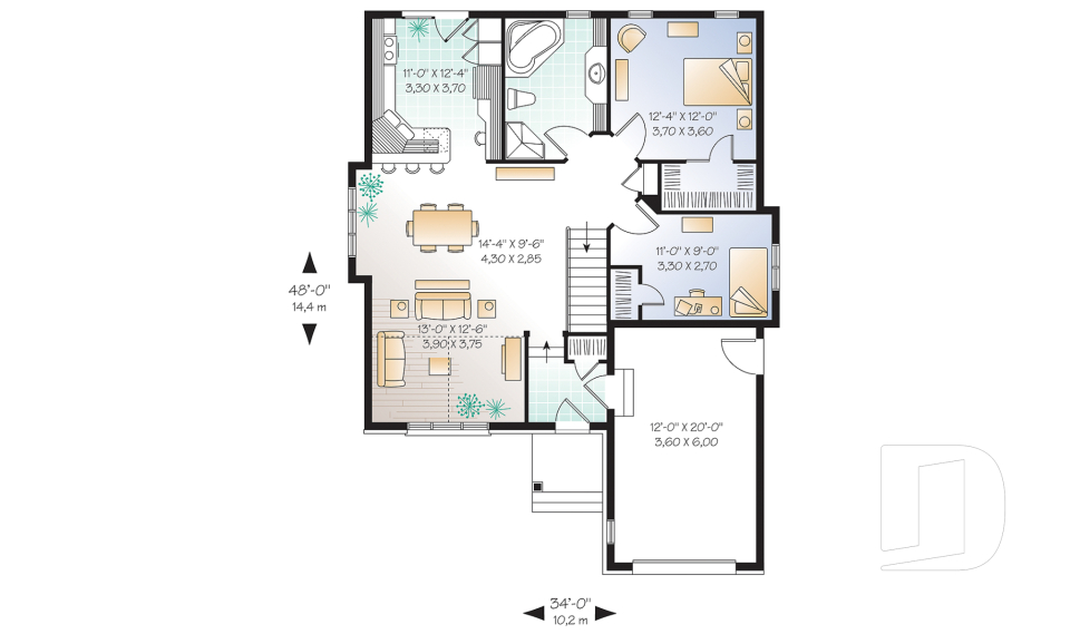 Rez-de-chaussée -  - Cornwell