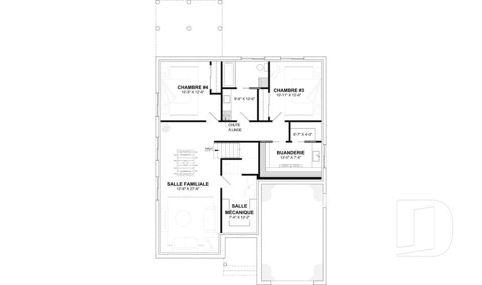 Sous-sol aménagé (Optionel $) -  - Stacy