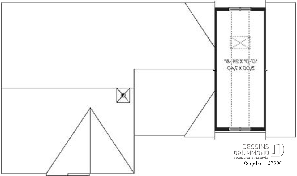 Rangement boni - Maison style Ranch avec garage double et sous-sol à aménager, 2 chambres - Corydon